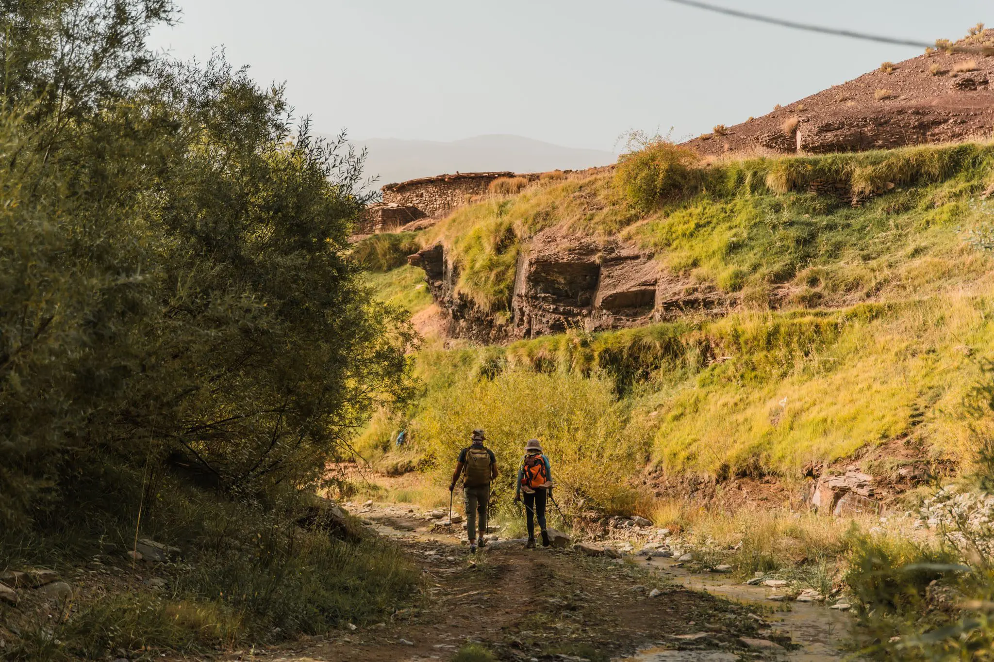 Paysage montagne dans le désert marocain