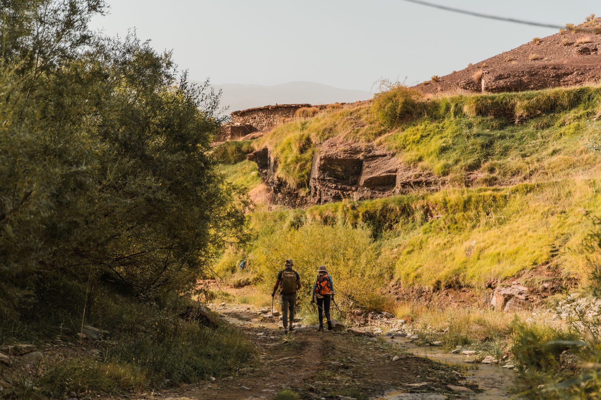 Paysage montagne dans le désert marocain